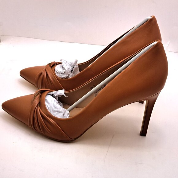 New York & Company Womens Monique- Knotted Pointy High Heels Pump - Size 11 - Picture 3 of 12